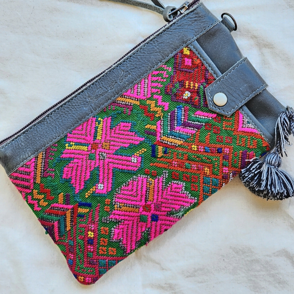 Nena OOAK Slate leather hupil EC Essentials Clutch